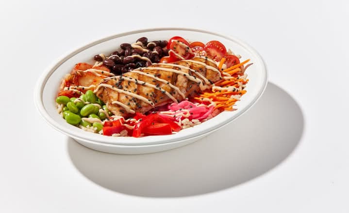 Grilled Salmon Salad Bowl