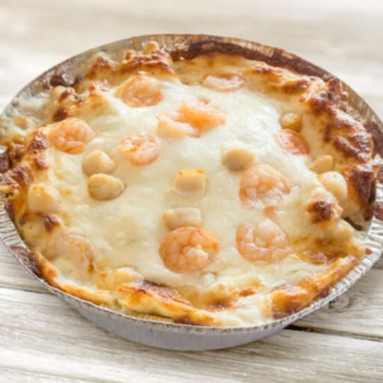 Lasagne aux fruits de mer gratinee