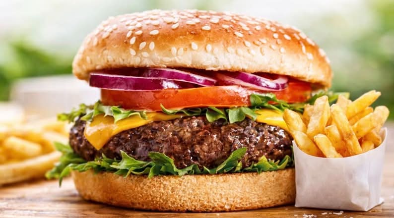 Kids Burger W/ Fries