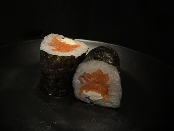 Smoked Salmon with Cream Cheese Maki