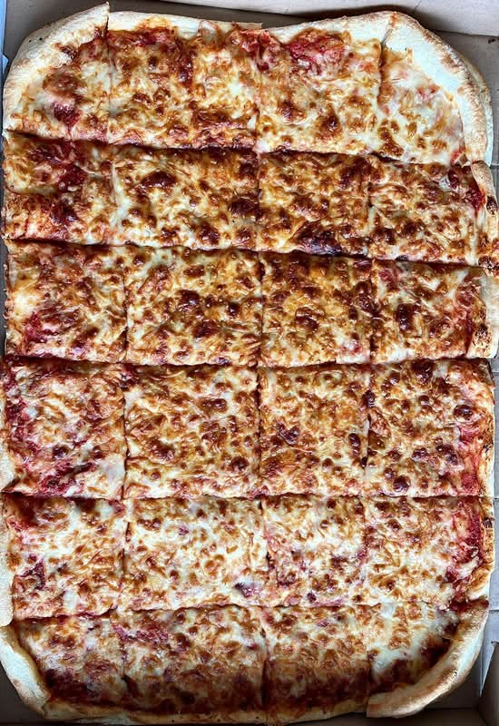 Party Cheese Pizza (Square 24 Slices)