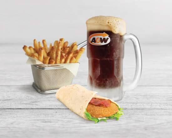 Combo Wrap au poulet avec bacon / Bacon Chicken Wrap Combo