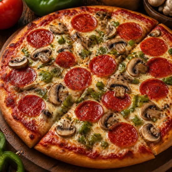🔥 Pizza Toute Garnie 11” – LA CLASSIQUE QUI FAIT CRAQUER 🔥