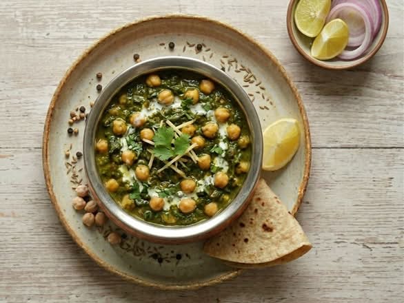 Channa Saag (Vegan)