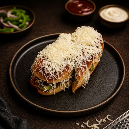 Vegetable Cheese Hot Dog