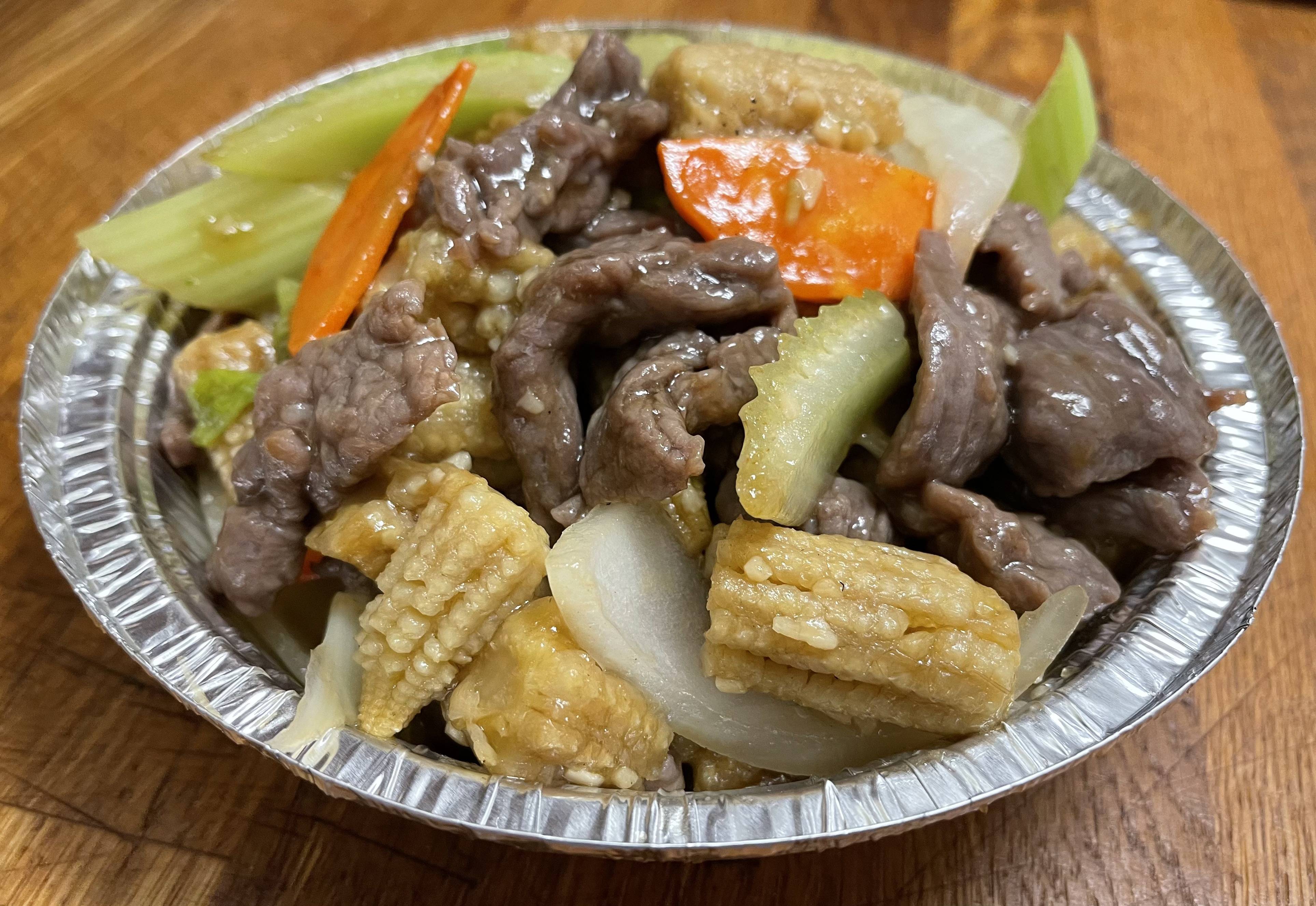 Beef with Baby Corn