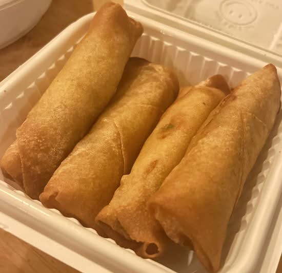 7.Vegetables Spring Roll (4 pcs)