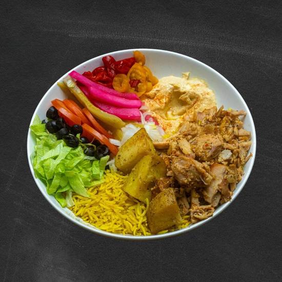 1. Chicken Shawarma Plate