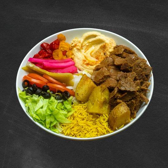 2. Beef Donair Plate