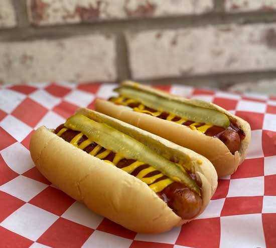 Delicious Sahlen's Hot Dog