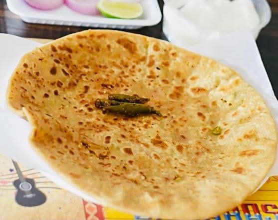 Aloo Paratha and Yogurt