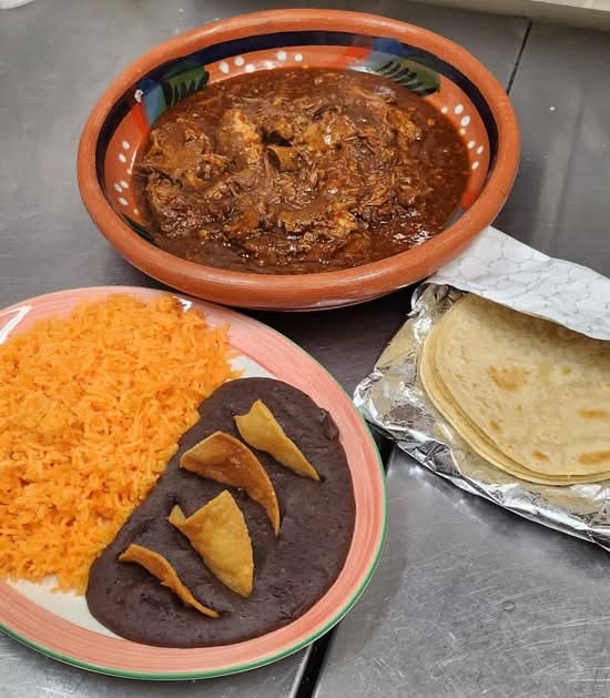 Pork Meat Stew in Guajillo Pepper