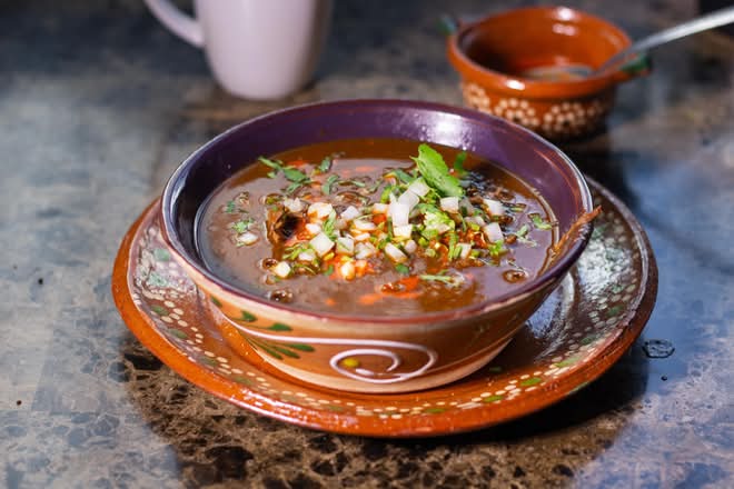 Birria caldo