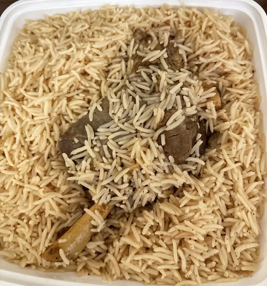 Lamb Shank With Brown Rice