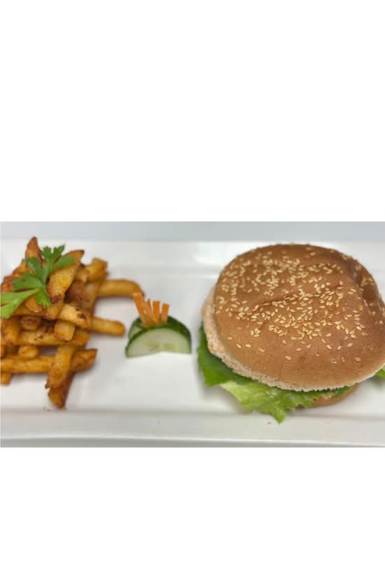 Breaded Chicken Burger Combo