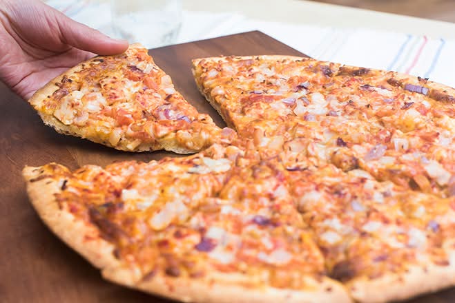 Butter Chicken Pizza