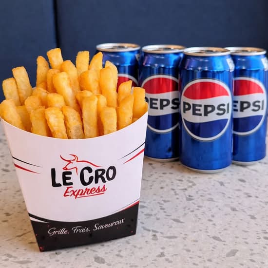 Grande Frite et 4 boissons