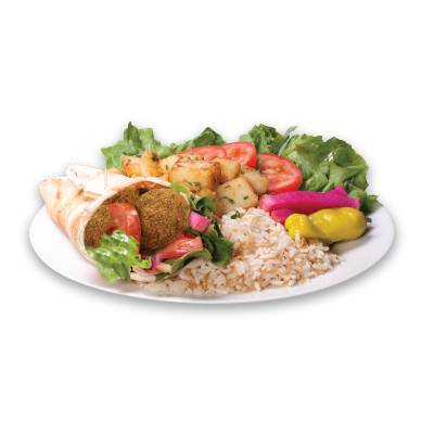 Assiette Pita Falafel/ Falafel Pita Platter