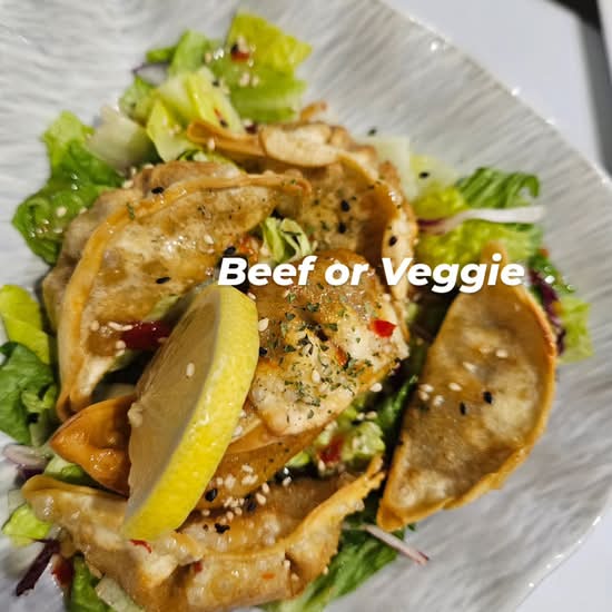 Sweet & Sour Gyoza (Beef Or Veggie)
