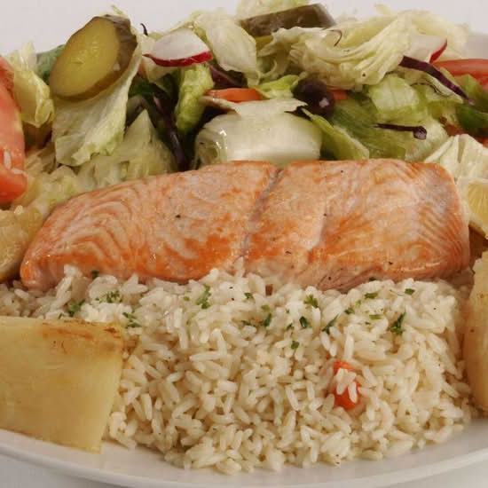 Filet de saumon de l'Atlantique grillé / Grilled Atlantic Salmon Fillet