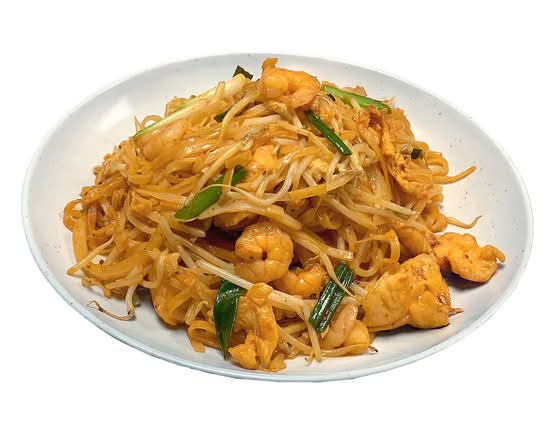 F8 Pad Thai (Poulet & Crevettes) / Pad Thai (Chicken and Shrimps) 泰式炒粿條