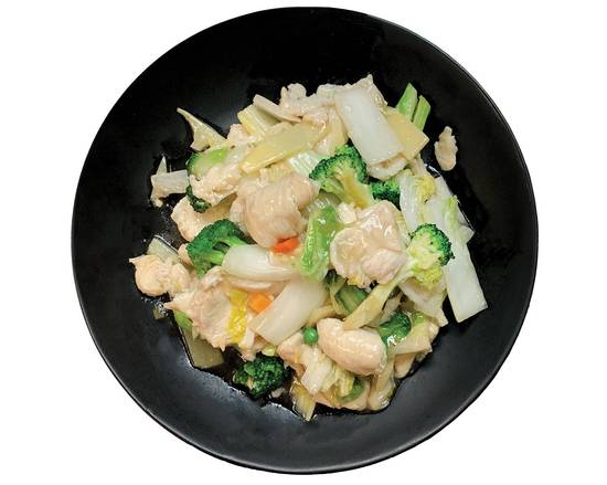 J14 Poulet avec Légumes Mélangés / Chicken with Mixed Vegetables 雜菜雞片