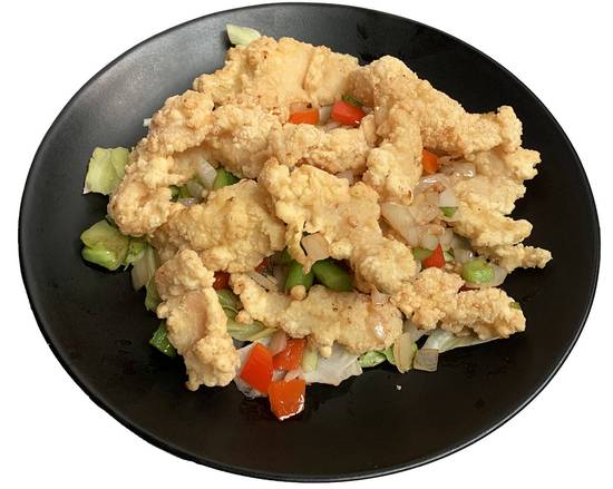 I4 Poisson Tranché avec Poivre & Sel / Salt & Pepper Fish Fillet 椒鹽魚片