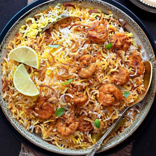 Biryani aux Crevettes
