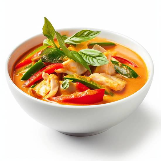 Poulet au Cari Rouge avec Lait de Coco / Red Curry Chicken with Coconut Milk