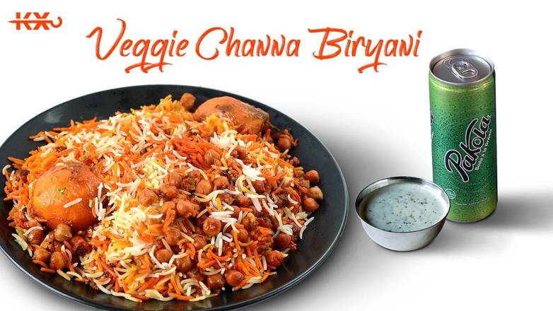 Veggie - Chick Peas Chana Biryani (Spicy)