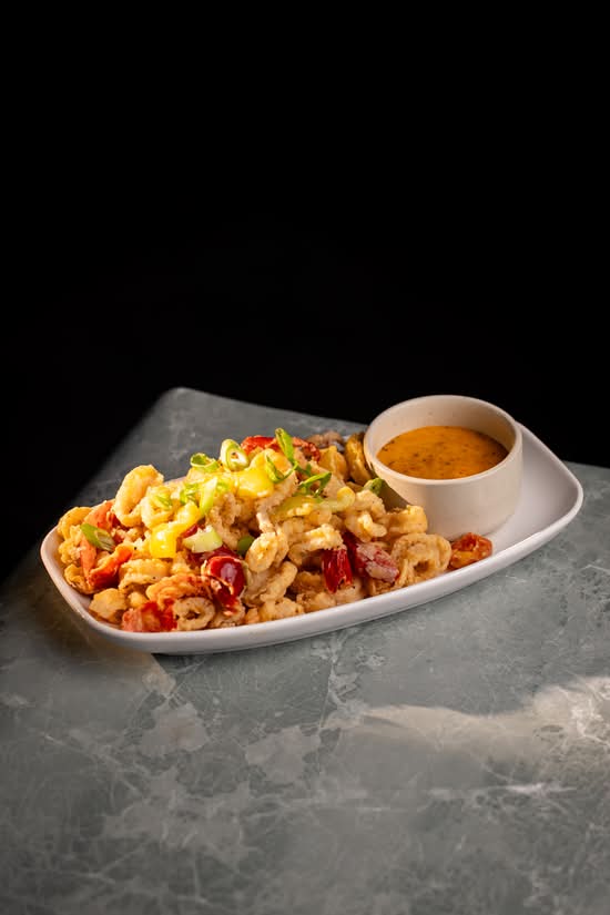 Peppered Calamari