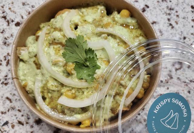 Krispy Samosa Chaat