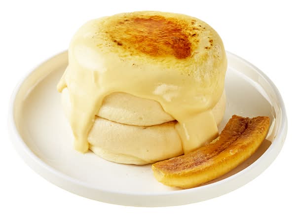 Creme Brulee Pancake + Ice-cream