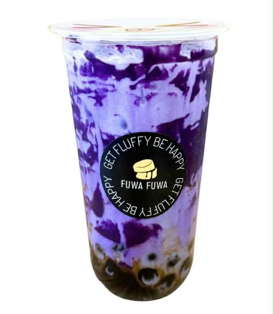 Ube Milk Tea with Boba