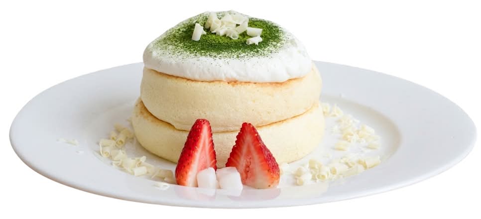 Matcha White Chocolate Pancake