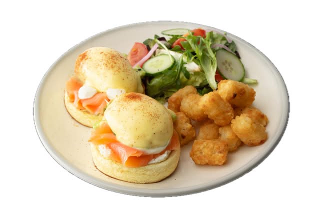 Smoked Salmon Eggs Benedict