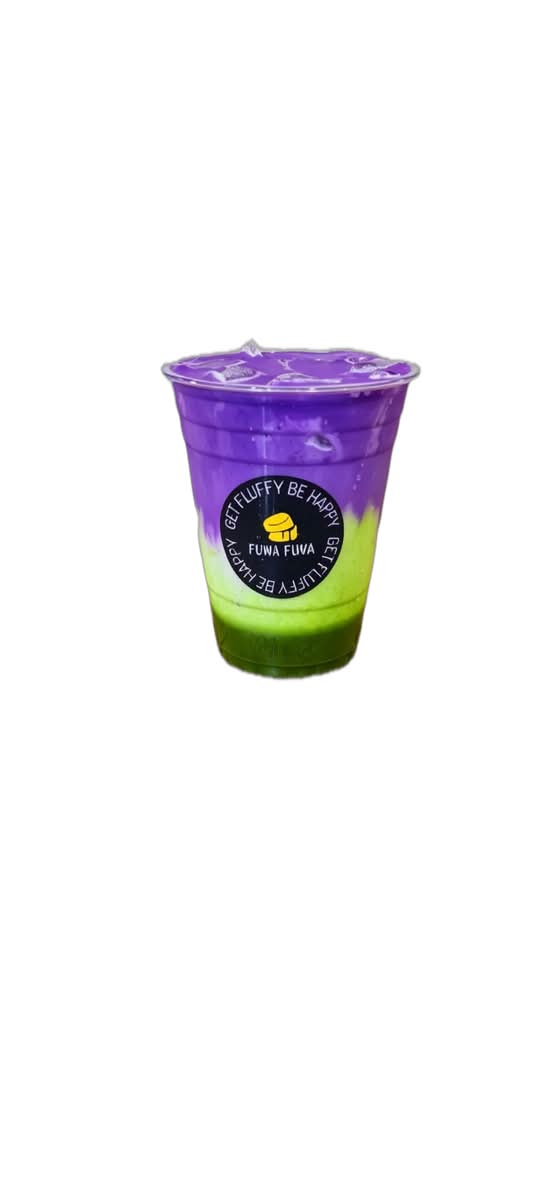 Ube Matcha Latte (Oat)