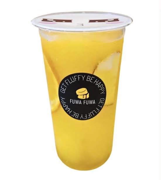 Passion Fruit Slush with Pineapple Jelly