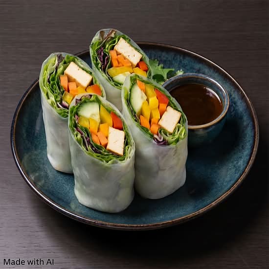 Fresh Salad Rolls (Poh Pia Sod)