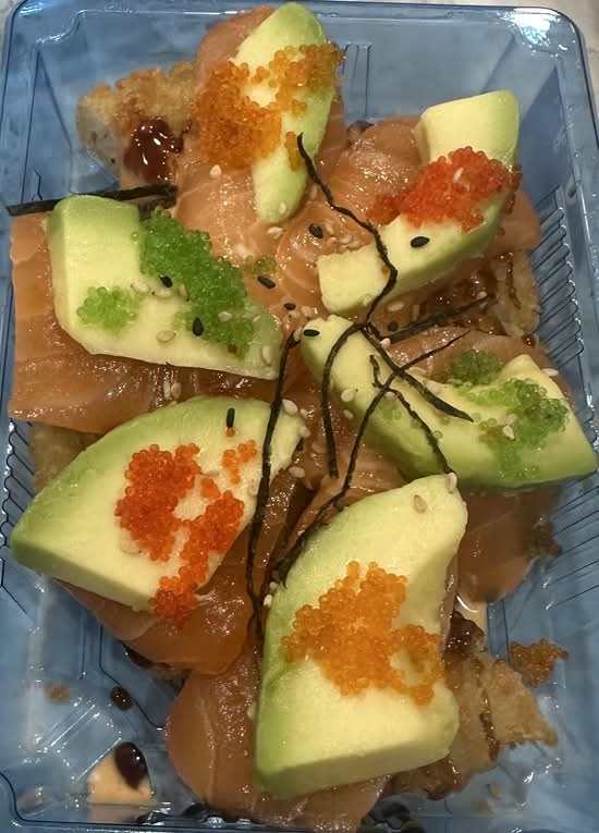 Salmon Sushi Pizza