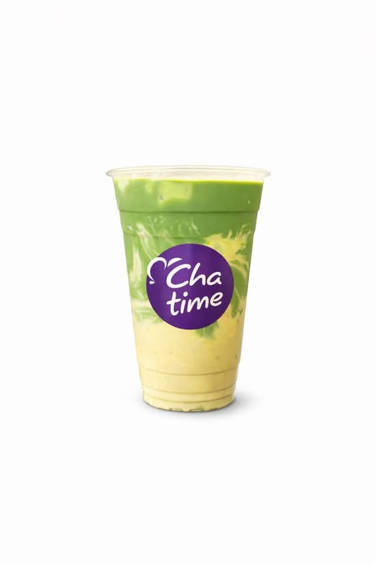 Cheese cake match milk tea