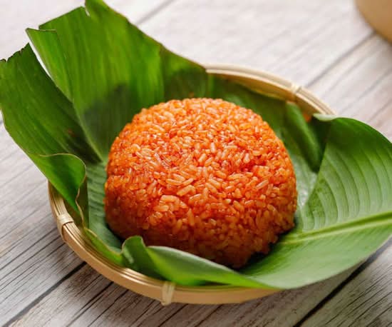 14. Xôi Gấc/Red Gac Sticky Rice
