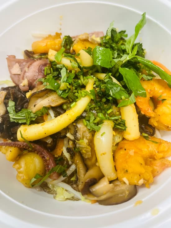 74. Miến Trộn Tôm Cua/ Crab & Shrimp Mixed Glass Noodle