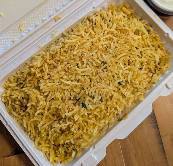 Biryani au Poulet / Chicken Biryani