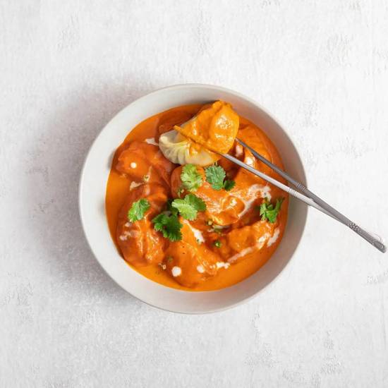 M4. Butter Masala Momo (Vegie/Ckn)