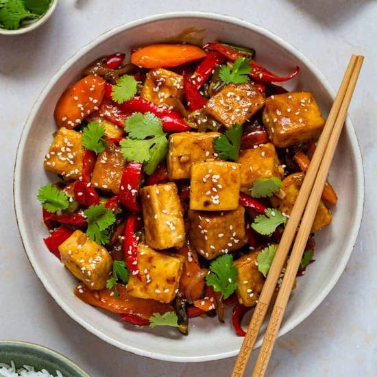 TOFU WITH MIXED VEGETABLE