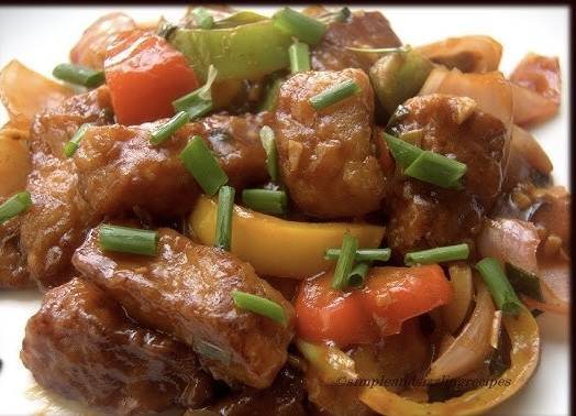 Fish with mixed vegetables