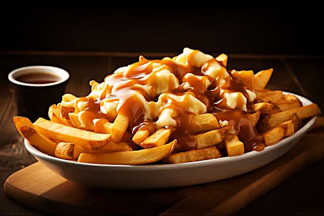 🧀🔥Nacho Cheese Chicken Poutine