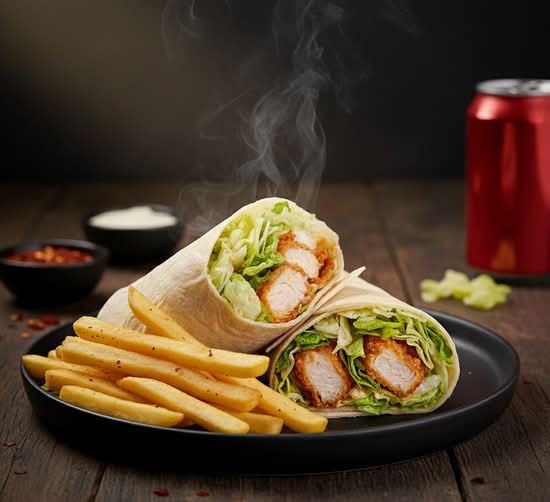 🌶️ Cha Cha’s Spicy Chicken Wrap Combo