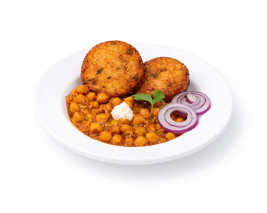 Aloo Tikki Channa